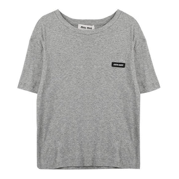 MIU MIU LIPPED JERSEY T-SHIRT 152752378 [P]
