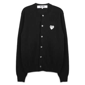 COMME DES GARCONS Weiße Herz Strickjacke AX-N061-051-1 152752273 [P]