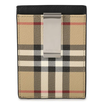 Burberry Check Money Clip Card Case 152752211 [P]
