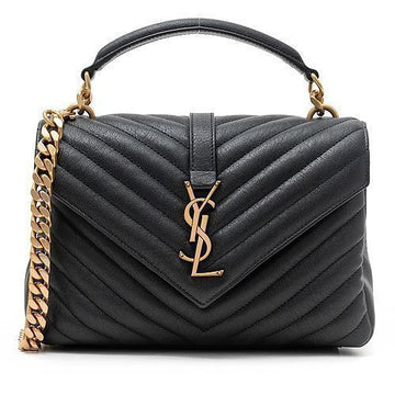 SAINT LAURENT Monogram Satchel College Schultertasche 600279-BRM07-1000 29763880 [P]