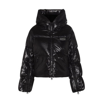 DUVETICA 25FW BELLATRIX Logo Hooded Padded Jacket Black VDDJ25136K0001 BKS 149435959 [P]
