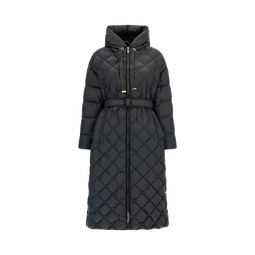 MAXMARA TREPAR Daunenjacke mit Diamantsteppung und seitlichem Schlitz Schwarz 2529496075 002 149268436 [P]