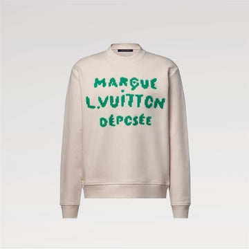 LOUIS VUITTON Gesticktes Signature Sweatshirt 1AK6I1 / Herren Langarm T-Shirt 158509736 [P]