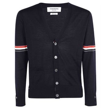 THOM BROWNE 23FW Armbinden Streifen Cardigan Navy MKC410A Y1014 415 57379314 [P]