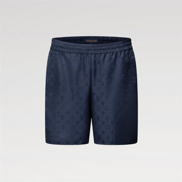 LOUIS VUITTON Monogram Jacquard Seiden Sport Shorts 158509824 [P]