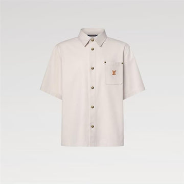 Louis Vuitton Short Sleeved Silk Cotton Shirt 1AK7CE 158509827 [P]
