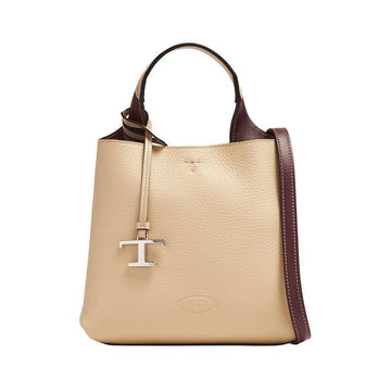 Tods Timeless Logo Bucket Crossbody Bag Light Beige XBWAPAA9100 QNK 6O44 150622483 [P]
