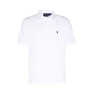 Polo Ralph Lauren Pony Embroidered Classic Fit Collar T-Shirt White 710666997 001 150392031 [P]