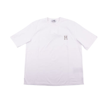 Hermes T-shirt with Leather Detail Short Sleeve 158515226 [P]