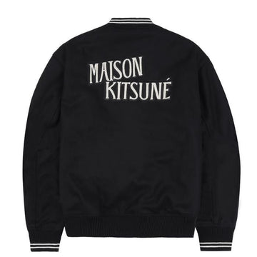 MAISON KITSUNE Teddy Blouson Varsity Jacket 158515376 [P]