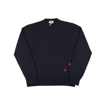 HERMES 'Broderie coccinelle' Kaschmir Rundhals Pullover 158515409 [P]