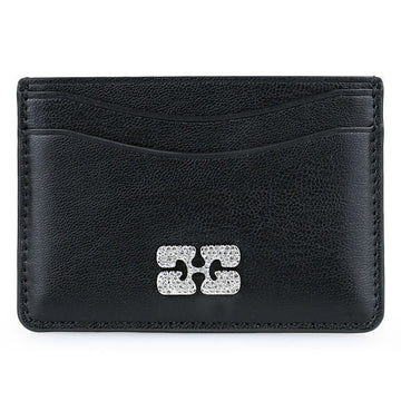 Ganni Women's BOU Card Holder (Black) A6392 099 121523967 [P]