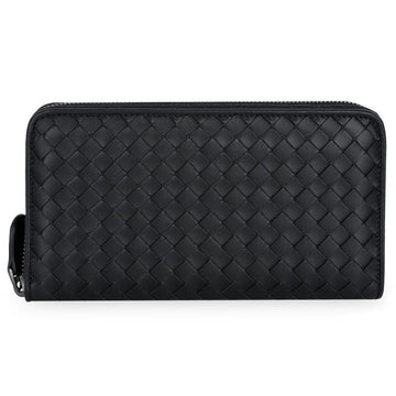 Bottega Veneta Men's Intrecciato Woven Zip Long Wallet 154518445 [P]