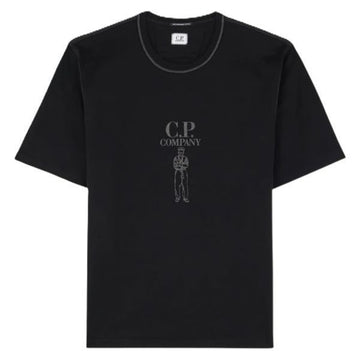 CP Company Mercerized Jersey 302 Twisted Short Sleeve Logo T-Shirt 158516982 [P]