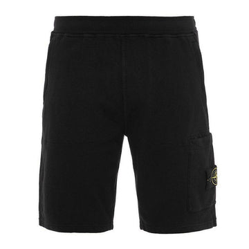 STONE ISLAND トリートメントバミューダカーゴショーツパンツ ブラック 781564060 V0029 153747628 [P]