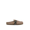 Burberry Women's Check Suede Arch Clog Flora Pink 36 158520209 [P]