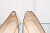 Gucci Metallic Leather Platinum Low Heel Shoes 453480 158520583 [P]