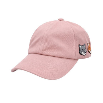 Maison Kitsune Cap OM611CFWW9112 0544 Double Fox Head Patch Cap 157314685 [P]