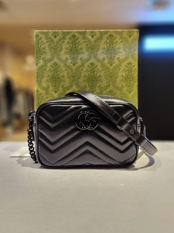 GUCCI Mini-Crossbody aus Leder Schwarz 634936 158522168 [P]