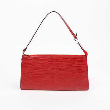 Louis Vuitton Red Epi Leather Pouch Tote Bag 158334966 [P]