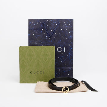 GUCCI Interlocking G Blondie Dünner Gürtel 158376459 [P]
