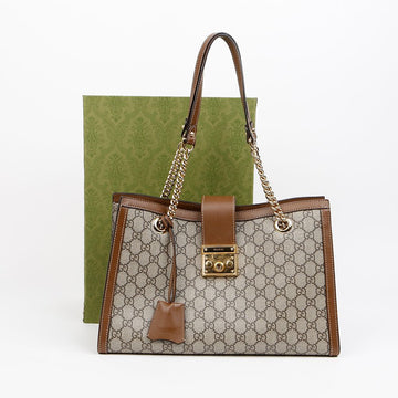 GUCCI Paddock Medium Schultertasche Braun 158377450 [P]
