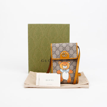 GUCCI Supreme X Kai Canvas Crossbody Bag 158377746 [P]