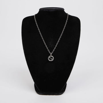 GUCCI Interlocking G Silber Halskette 158379904 [P]