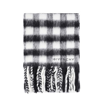 GIVENCHY Alpaka-Woll-Check-Fransen-Schal 157954747 [P]