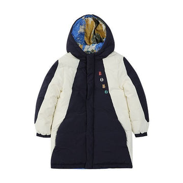 BOBO CHOSES Reversible Cocoon Fit Kinderjacke mit farbigem Stickerei 222AC130 430 (72A7D-110-06) 40545635 [P]