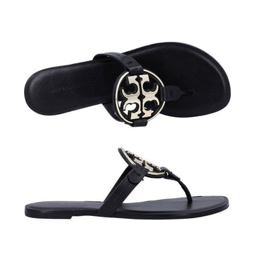 Tory Burch Slide Sandals Metal Soft Flip Flops Women 153570472 [P]