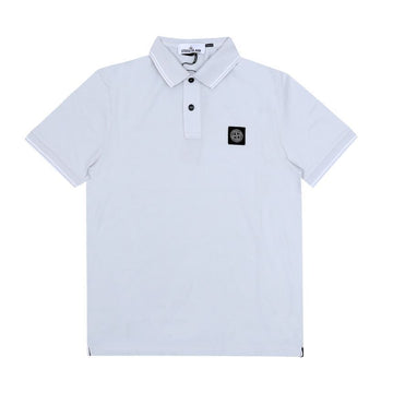 Stone Island Short Sleeve Logo Patch Polo T-Shirt 154128565 [P]