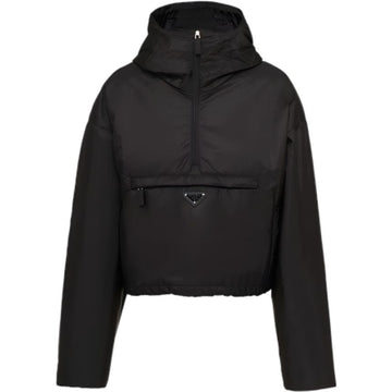 Prada Women Nylon Bomber Hooded Jacket 158524858 [P]