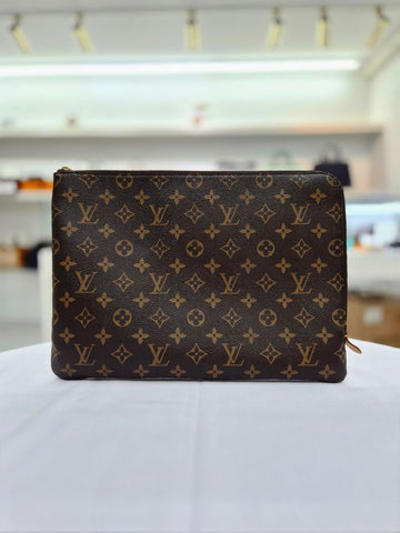 Louis Vuitton Monogram Leather Clutch Bag M44499 158525865 [P]