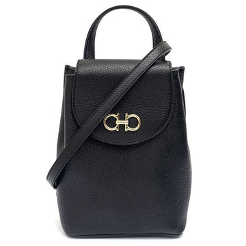 SALVATORE FERRAGAMO Gancini Mini Bag NERO 759565 47385607 [P]