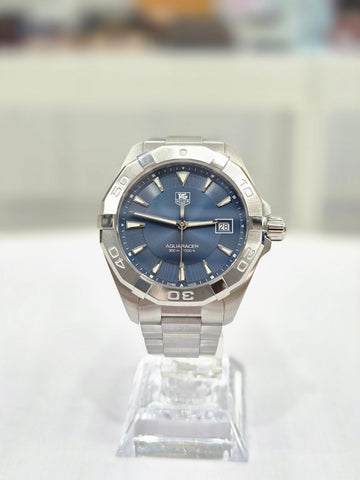 Tag Heuer Aqua Racer Quartz Blue Dial 41mm Watch WAY1112 158526109 [P]
