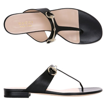 GUCCI Pferdeschädelleder Sandalen 816590 C9D00 1000 138334406 [P]