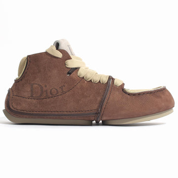 DIOR 26SS Rodi Lace-Up Wildleder Stiefel Braun Beige 3BO397ACO H716 158526719 [P]