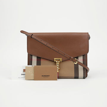 BURBERRY Kleinhaus-Check-Cross-Body-Bag Braun 158334886 [P]