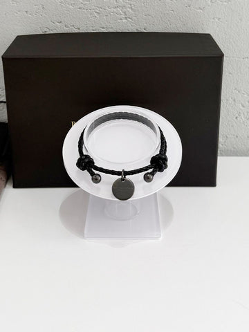 Bottega Veneta Intrecciato Napa Double Black Bracelet 339580 158527309 [P]