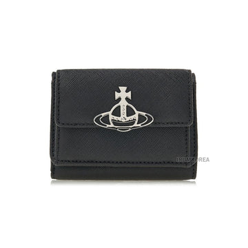 Vivienne Westwood Saffiano Flap Wallet 158527949 [P]