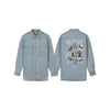 Wooyoungmi Men's Flower Back Logo Denim Shirt W261SH26 882L SS26 158528056 [P]