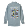 Wooyoungmi Men's Flower Back Logo Denim Shirt W261SH26 882L SS26 158528056 [P]