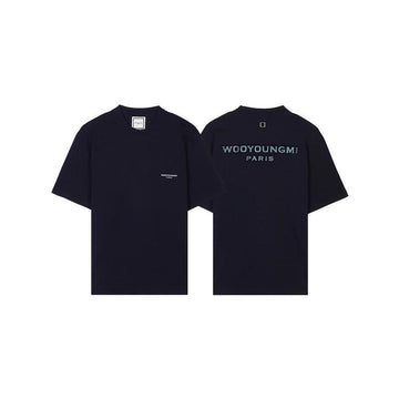 WOOYOUNGMI T-Shirt mit gesticktem Logo in Taufe 158528071 [P]