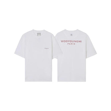 Wooyoungmi Men's Tufted Embroidery Back Logo T-Shirt 158528072 [P]