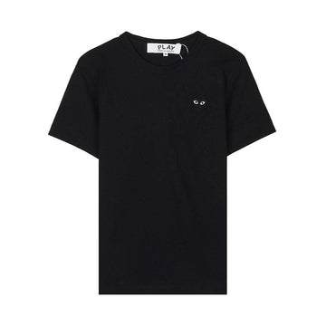 COMME DES GARCONS Schwarz Herz Aufnäher T-Shirt 158528076 [P]