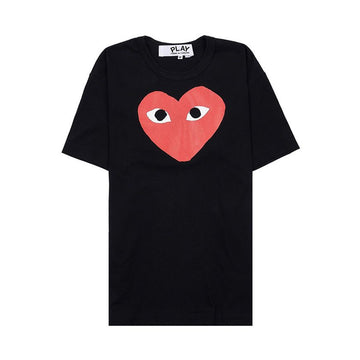 COMME DES GARCONS T-Shirt mit rotem Herzen 158528080 [P]