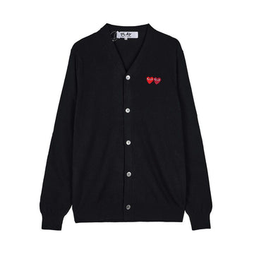 COMME DES GARCONS ダブルハートカーディガン 158528089 [P]