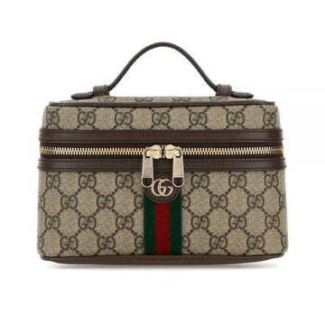 Gucci Small Vanity Handbag Beige Dark Brown 838491 FAE0P 9746 158527214 [P]