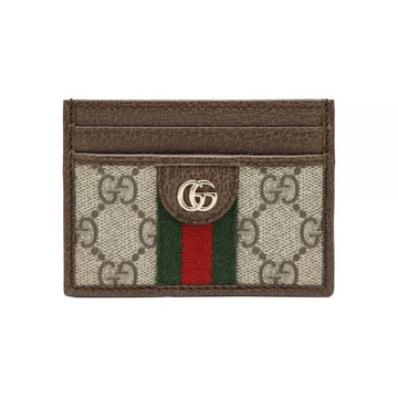 GUCCI オフィディア ウェブ カード ウォレット ベージュ 838486 FAE0L 9746 158527217 [P]